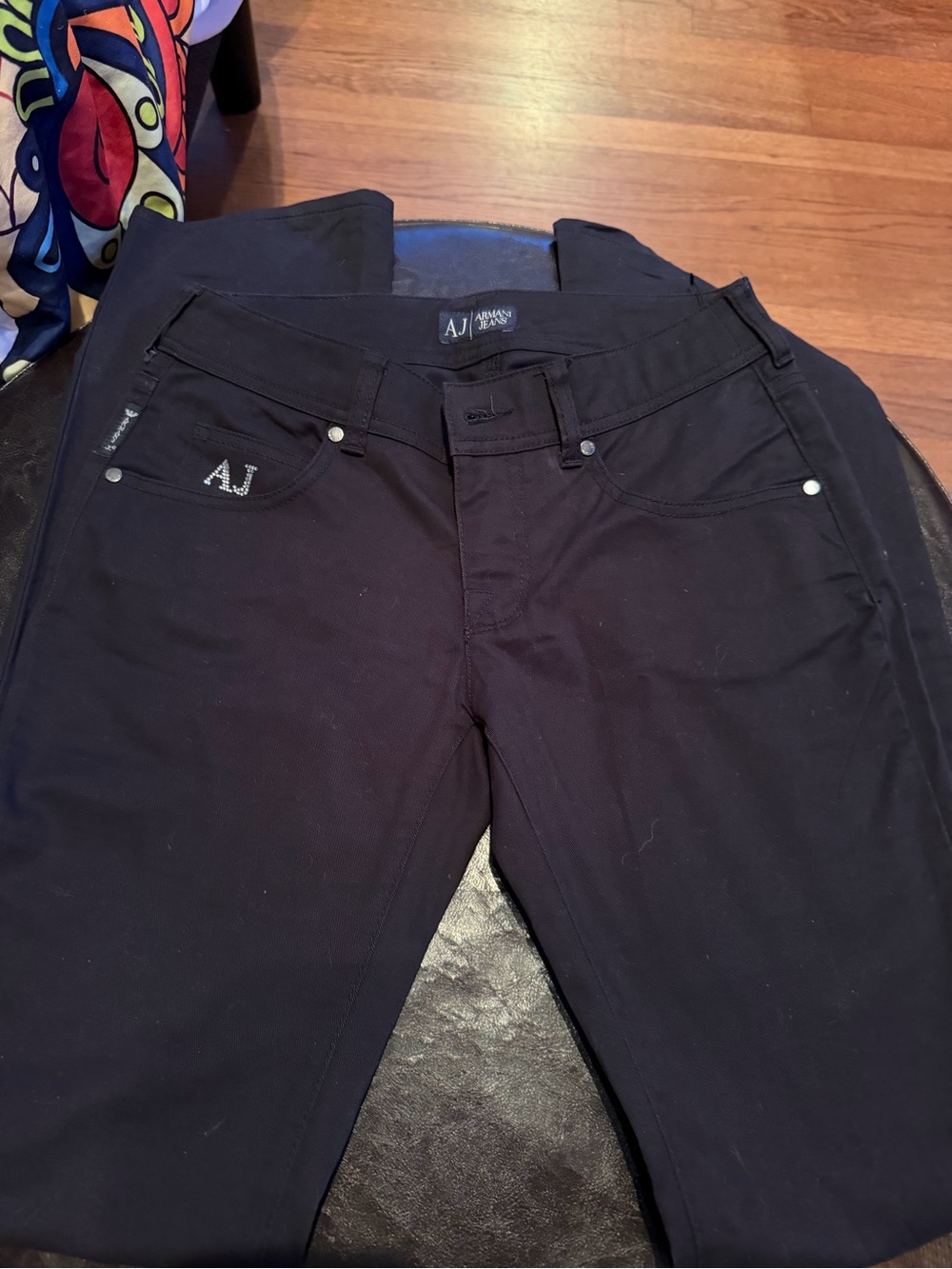 Armani Jeans Black Slim Jeans